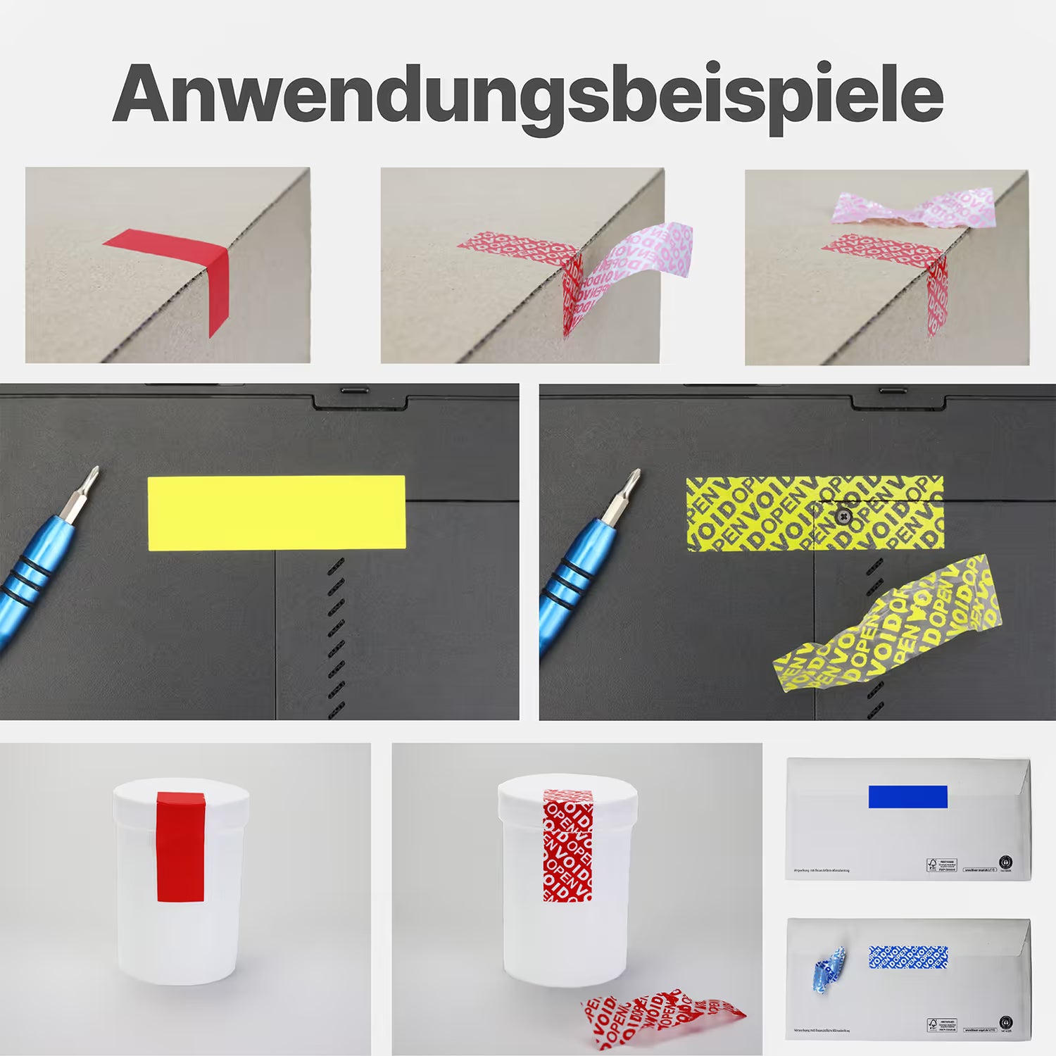 Total-Transfer-Siegel Anwendungsbeispiele.